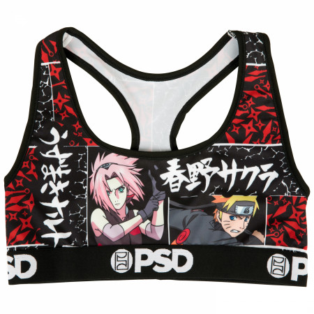 Naruto Sakura Duo PSD Sports Bra